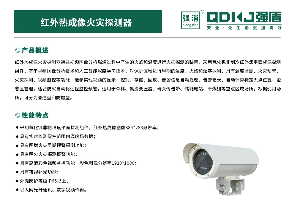 紅外熱成像火災(zāi)探測(cè)器